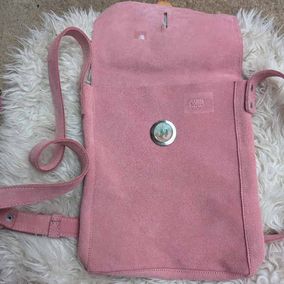 Pink Leather Crossbody Bag Made by Julieta Miro Brand new - Picture 4 of 7